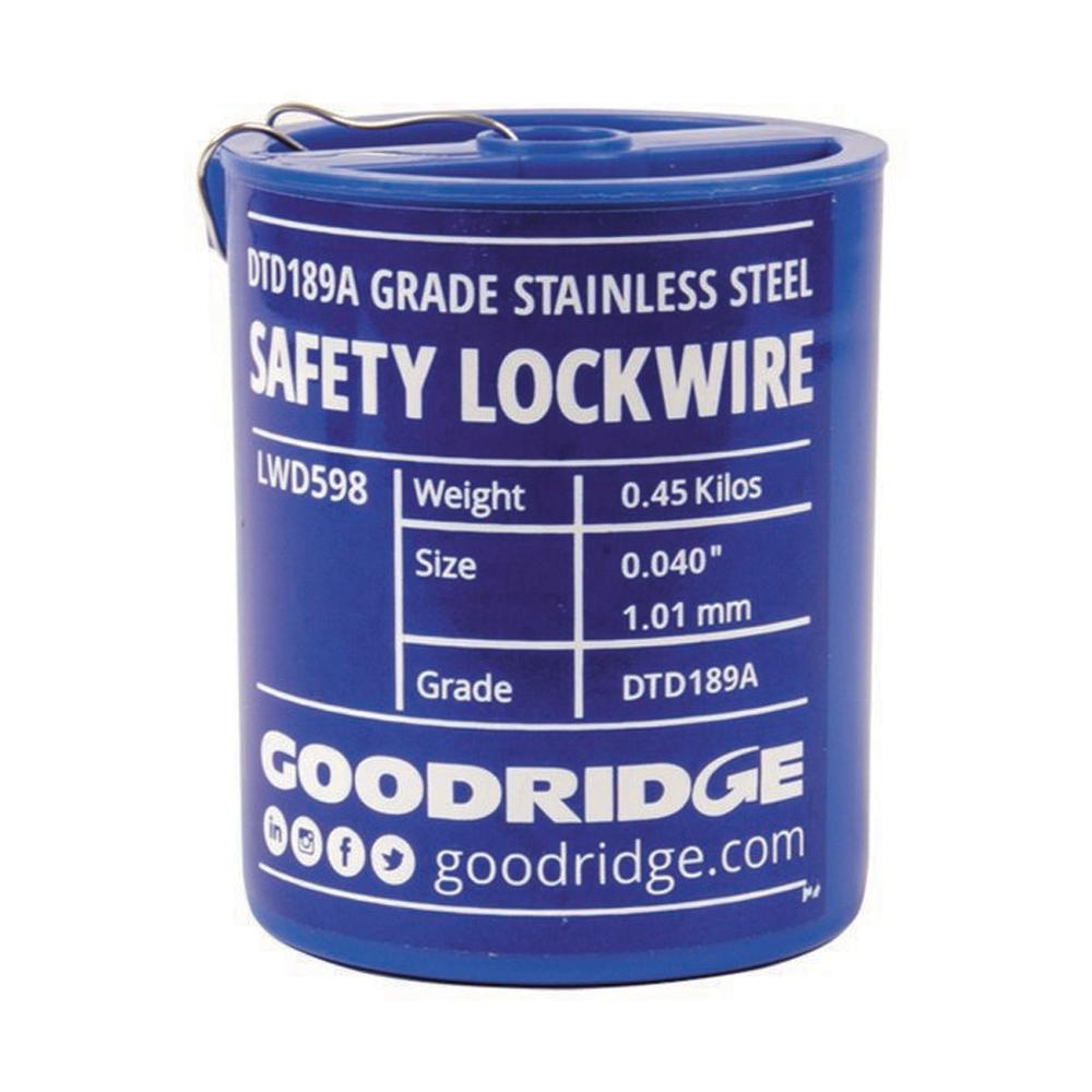 Goodridge rostfritt stålLockwire 0.040/1.01mm