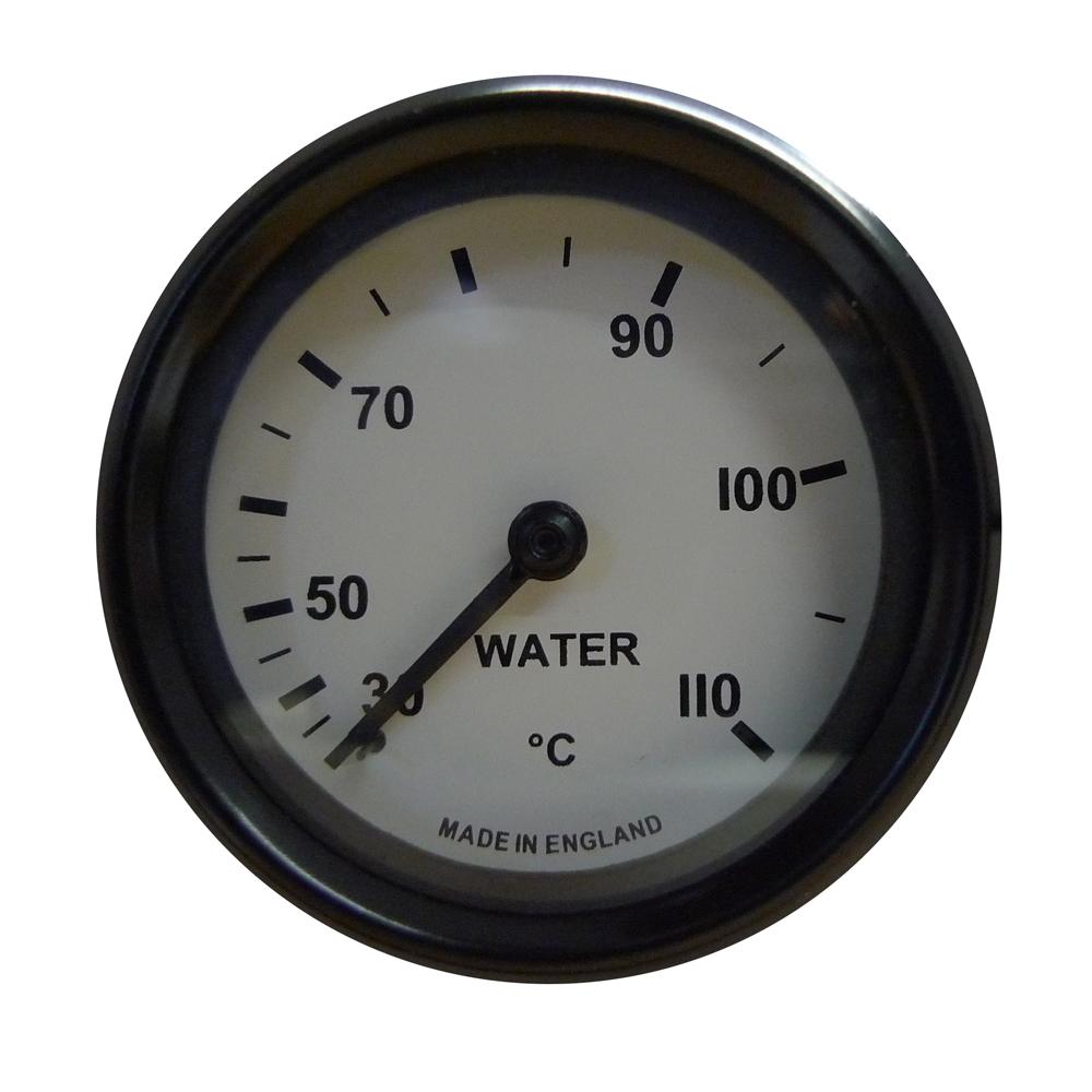 Mocal 52mm Vattentemperatur spår 30-110 ° C Vit