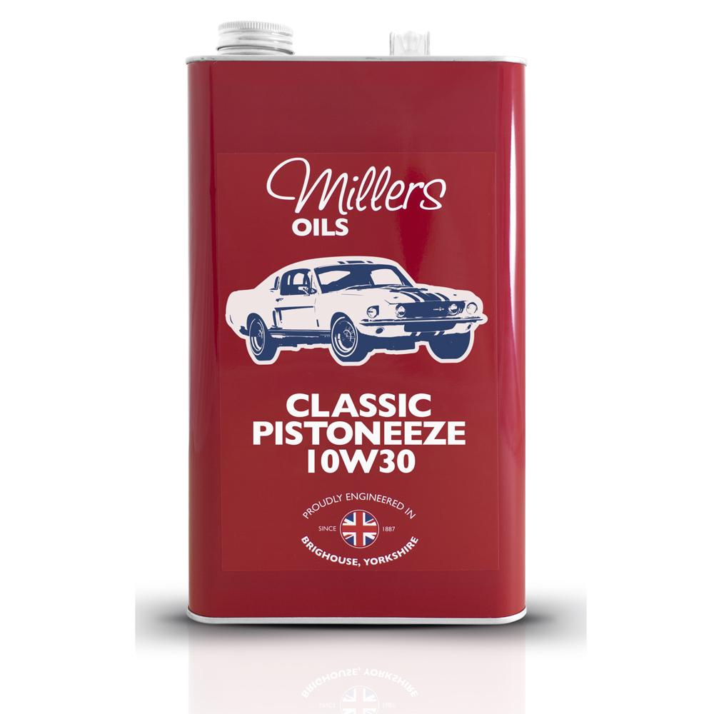 Millers Classic Pistoneeze 10W30 semi syntetisk olja (5 liter)