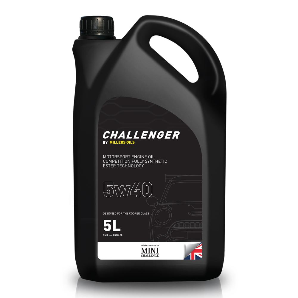 Millers Challenger 5W40 helsyntetisk motorolja (5 liter)