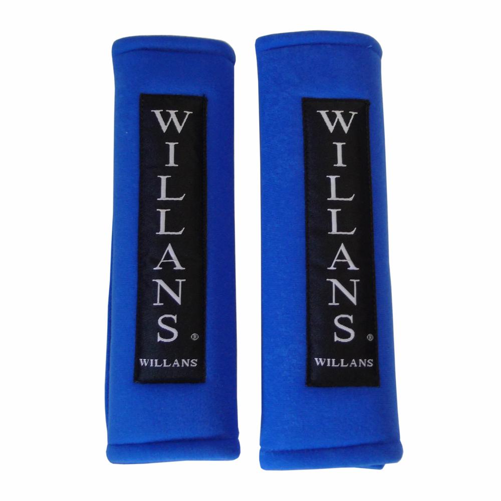 Willans Shoulder Pads för 3 tums Harness i blått