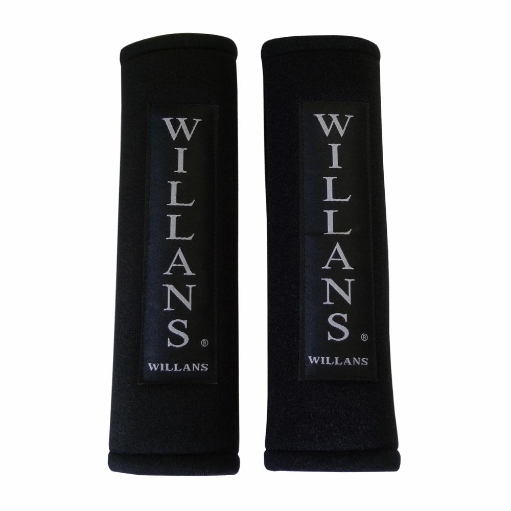 Willans Shoulder Pads för 3 tums Harness i svart