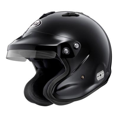 Arai GP-Jet 3 Open Face Helmet i svart FIA 8859-2015 godkänd
