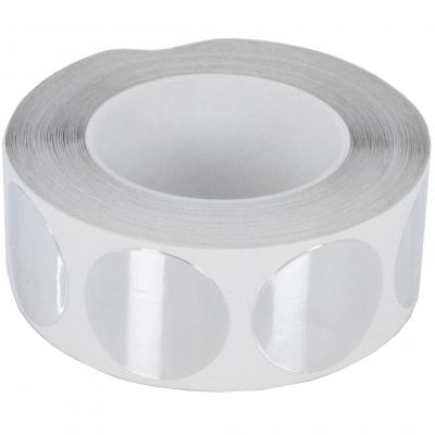Självhäftande tejpskivor av aluminiumfolie - 45 mm diameter