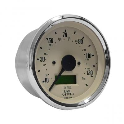 Smiths Classic Speedometer (Speedo) 80 mm Diameter Magnolia Face SN-5234-10CB