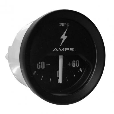 Smiths klassiska amperemeter 60-0-60 ampere 52 mm diameter - AM1640-03