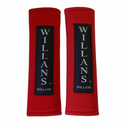 Willans Shoulder Pads för 2 Inch Harness i rött